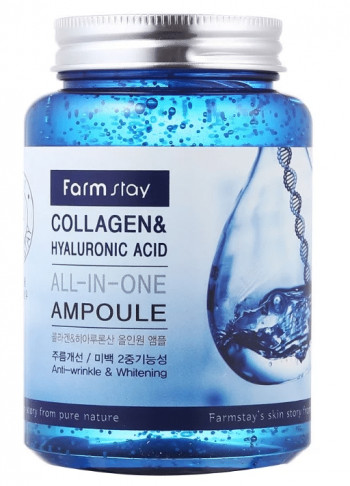 Farmstay All-In-One Collagen & Hyaluronic Acid Ampoule