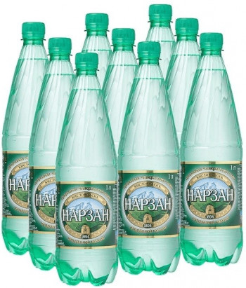 Лечебно-столовая вода Нарзан натуральной газации