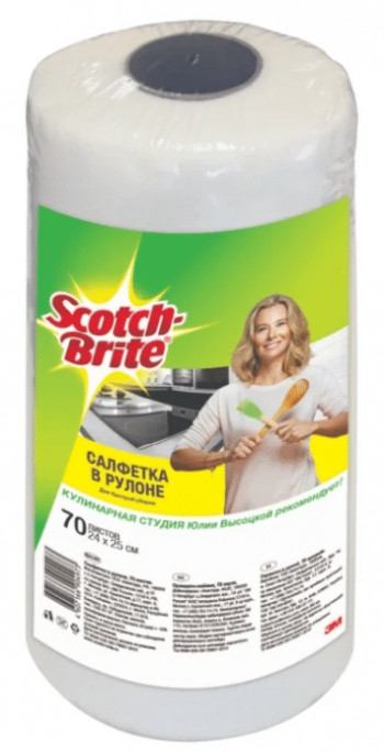 Набор салфеток в рулоне Scotch-Brite GPW-ROL