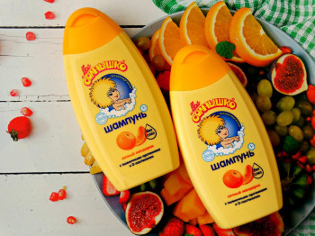 Моё солнышко “Шампунь Сочный мандарин с пшеничными протеинами и пантенолом”