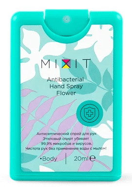 Антисептический спрей для рук Mixit Flower