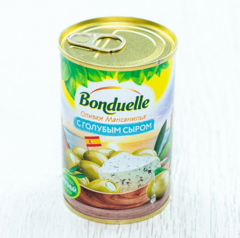 Bonduelle Оливки Мансанилья с голубым сыром