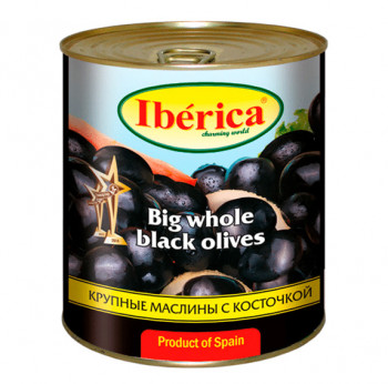 Iberica Маслины крупные с косточкой в рассоле