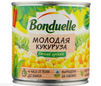 Bonduelle кукуруза молодая
