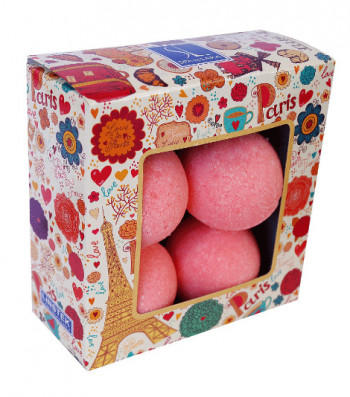 SPA by LARA Набор Соль шипучая для ванн Клубника