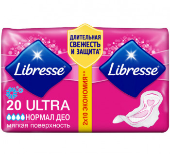 Libresse Ultra Normal DUO с мягкой поверхностью
