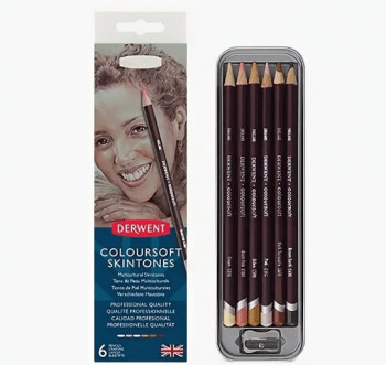 Derwent Coloursoft оттенки кожи (2300217)