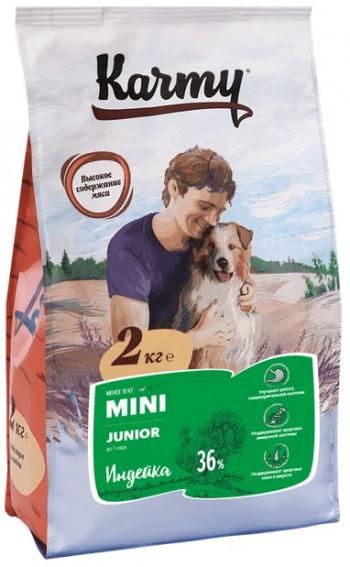 Karmy для здоровья кожи и шерсти, индейка (для мелких пород)